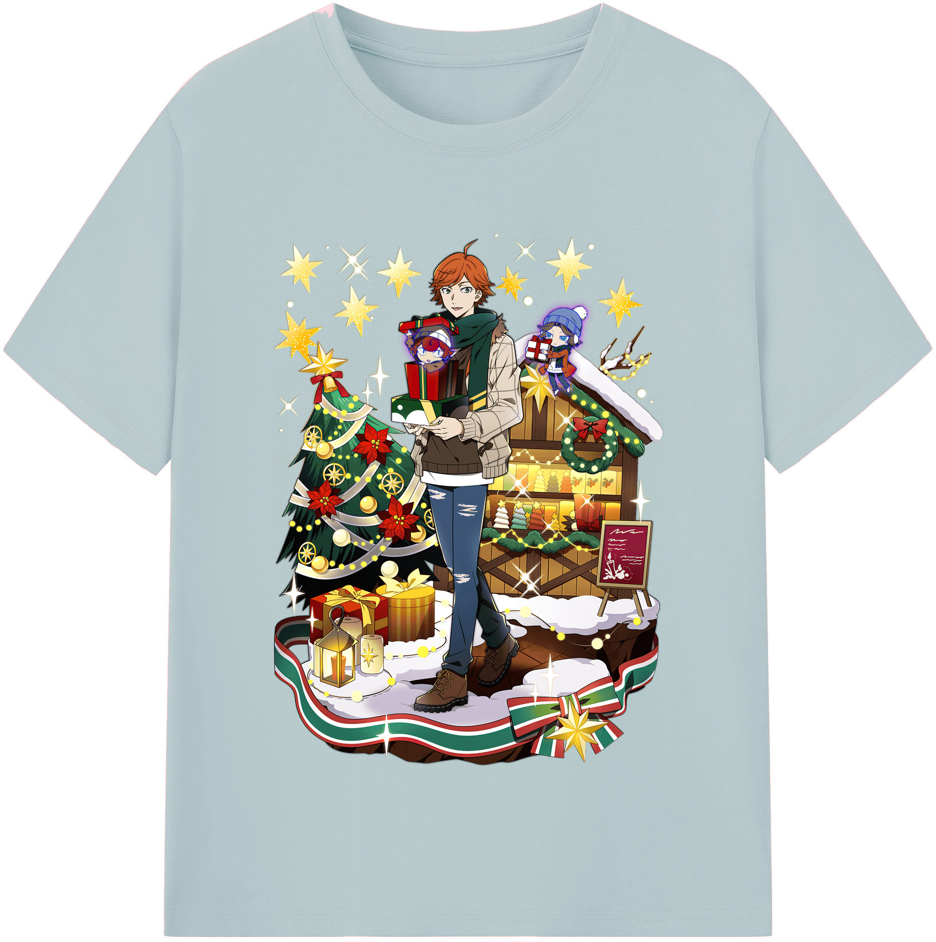 （画像用） 文豪ストレイドッグス Bungo Stray Dogs 綿100％半袖Tシャツ（フロントプリント）